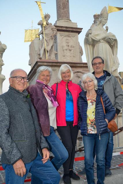 Guter Platz bei der Mariensäule. | Foto: Sascha Trimmel