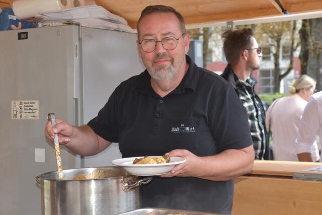 Raimund "Mundi" Schmidinger sorgte u.a. für hervorragendes Gulasch. | Foto: Michael Strini