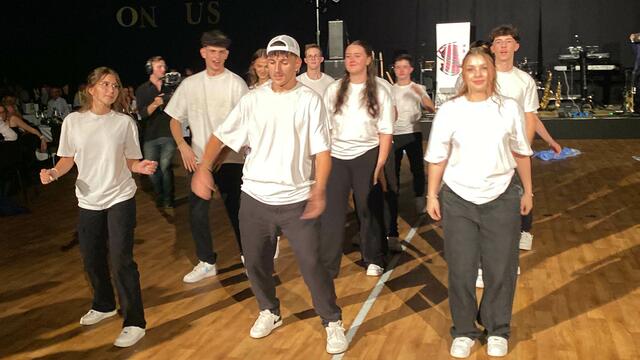 Die SchülerInnen steckten viel Herzblut in die Mitternachtseinlage.