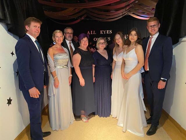 Die Ehrengäste genossen den Abend