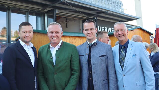 Robert Mörth, Mario Kunasek, Stefan Hermann und Wolfgang Eibler | Foto: Edith Ertl
