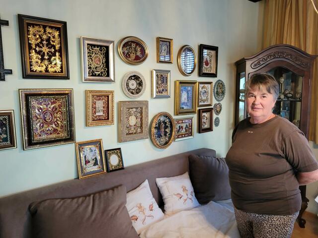 Viel Freude und Feingefühl hat Poldi Rinnerberger mit ihren Klosterarbeiten