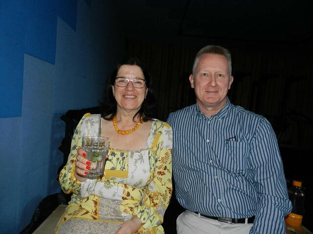 Helga und Claus Kuhn schätzen die angenehme Atmosphäre. | Foto: Heribert Punz