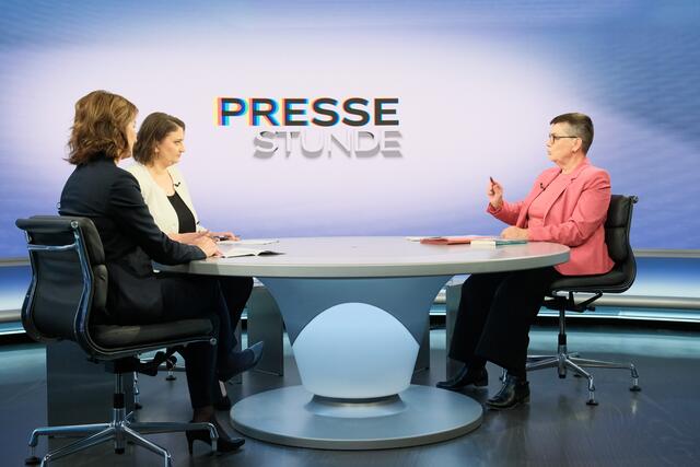 In der Pressestunde konnten mehrere Kleinparteien ihre Positionen darlegen. (Hier im Bild M. Petrovic) | Foto: ORF/Hans Leitner