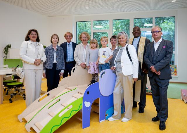 Feierliche Eröffnung des Kindergartens in Großebersdorf.  | Foto: Land NÖ