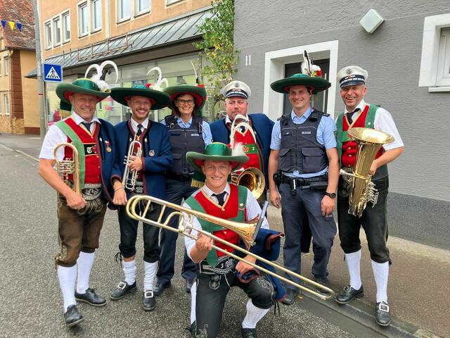 Die MK Steinach machte die Neresheimer Innenstadt unsicher