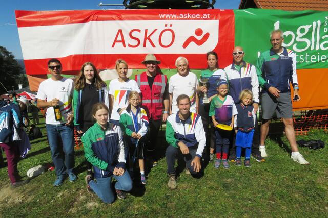 Das erfolgreiche Team des Leibnitzer AC – Orientierungslauf