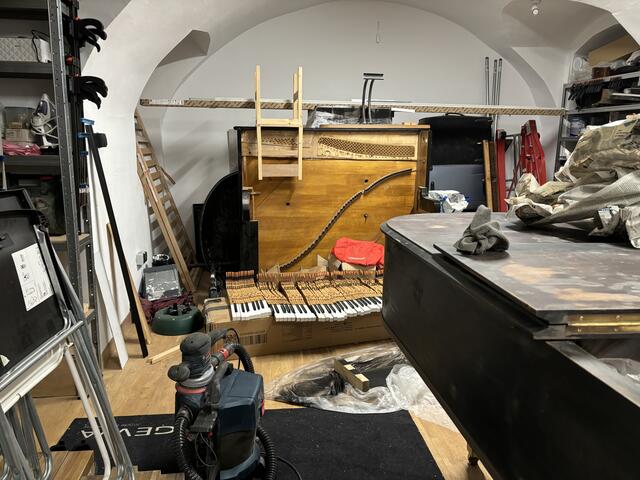 Die Werkstatt im Via Piano. | Foto: Michael Marbacher/MeinBezirk