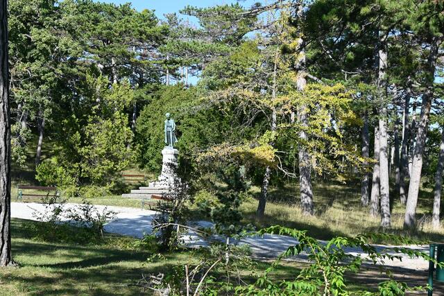 Ende der Wanderung im Kurpark