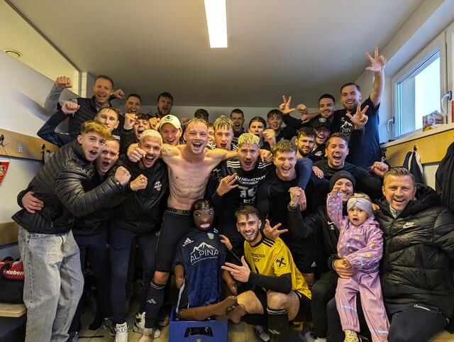 Jubel bei Tabellenführer SV Raika Mibag Alpina Heimschuh-Kitzeck. | Foto: SV Heimschuh