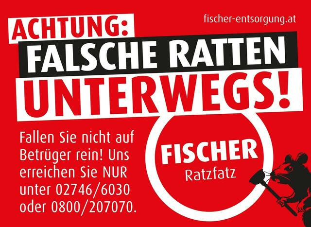 Fischer-Entsorgung warnt vor falschen Betrügern in der Region. | Foto: Fischer-Versorgung