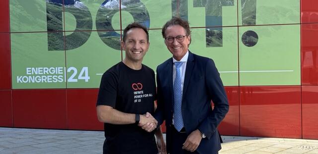 Von links: Walter Kreisel, Leonhard Schitter. | Foto: Energie AG