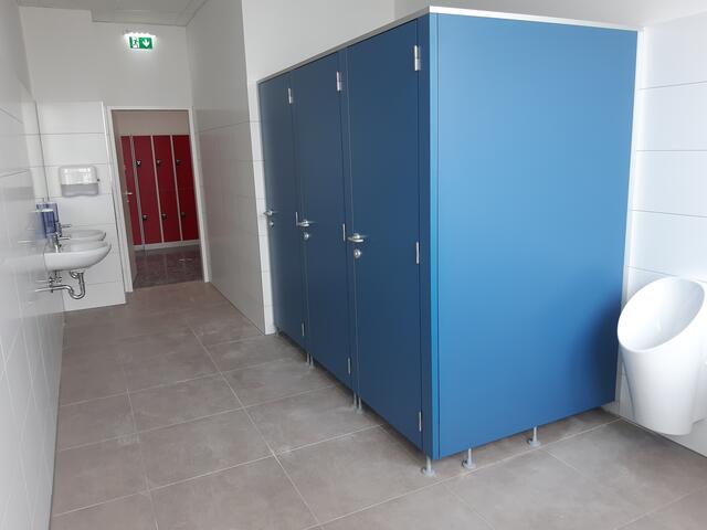 Die WC-Anlagen wurden auf 4 Etagen vollständig entkernt und modernisiert. | Foto: Stadt Salzburg / Martin Rainer-Schöpf