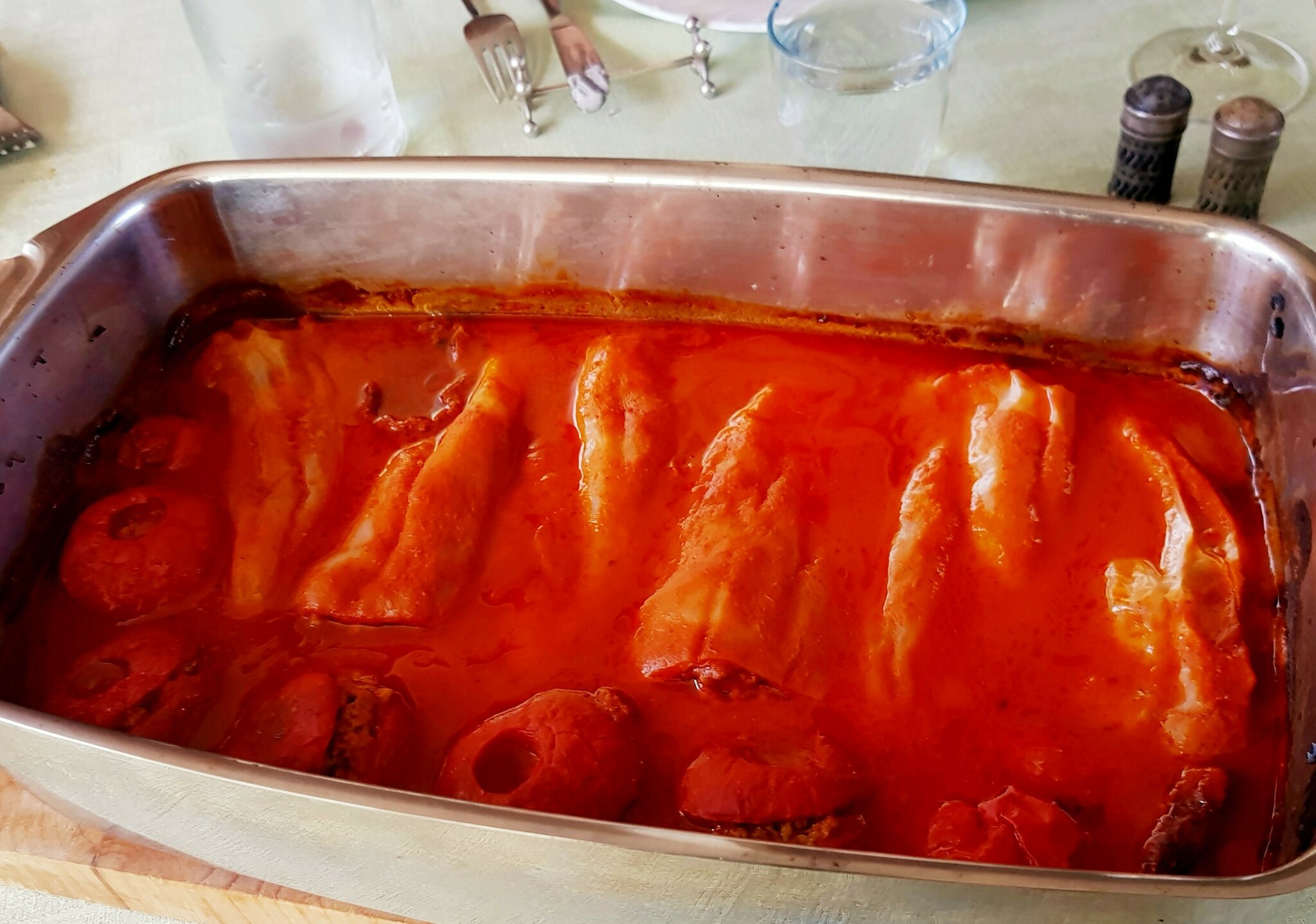 Rezept: Rezept - gefüllte Paprika mit Lebkuchengewürz - Favoriten