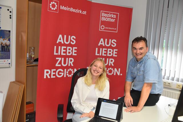 Nicht nur beim gemeinsamen Fotoshooting ging es lustig zu. | Foto: MeinBezirk Oberwart