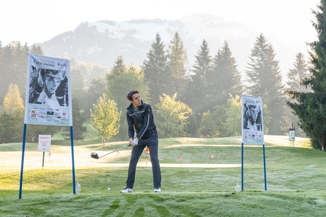 Florian Sailer beim Abschlag. | Foto: alpinguin