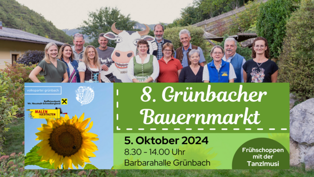 Der 8. Bauernmarkt ruft. | Foto: Franz Krismer