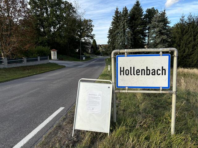 Ortseinfahrt von Hollenbach | Foto: Daniel Schmidt