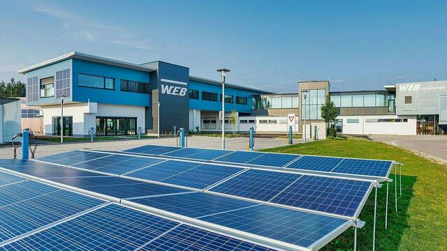 Die W.E.B Zentrale in Pfaffenschlag im Bezirk Waidhofen/Thaya. | Foto: Andreas Biedermann