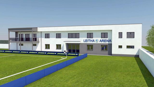 Die neue "LeithArena" soll nicht nur modernisiert, sondern auch um einen Kabinentrakt erweitert werden.  | Foto: SV Leithaprodersdorf