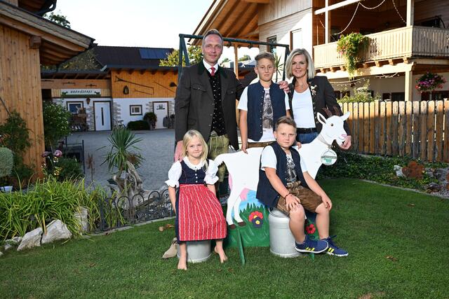 In Gablern in der Gemeinde Eberndorf betreibt die Familie Uitz ihren Jauntaler Ziegenhof und kreiert feine Spezialitäten. | Foto: Jauntaler Ziegenhof