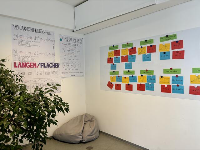 Gelernt wird bei der Lernwerkstatt im Gasometer zu verschiedenen Themen der Basisbildung, wie Mathematik.  | Foto: Kriechbaum/MeinBezirk