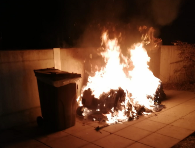 Mehrere Mülltonnen wurden gestern Nacht in der Stadt Salzburg angezündet. | Foto: Symbolbild: FF Wolfsberg