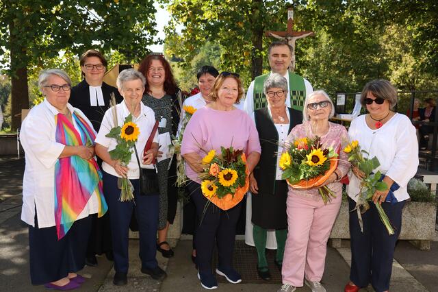 Das Hospizteam feierte in Trautmannsdorf Jubiläum.  | Foto: Schleich