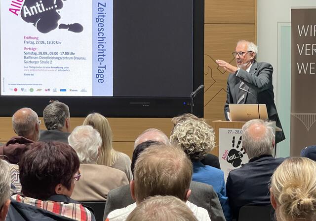 Florian Kotanko bei der Eröffnungsrede | Foto: Josef Goldhofer