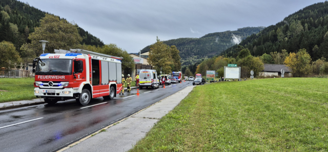 Verkerhsunfall in Madling | Foto: FF Ramingstein
