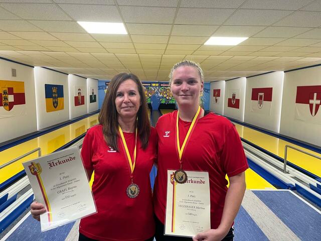 Regina Grafl holte Silber, Martina Vegerbauer Bronze für den DKV Schlaining. | Foto: DKV Schlaining