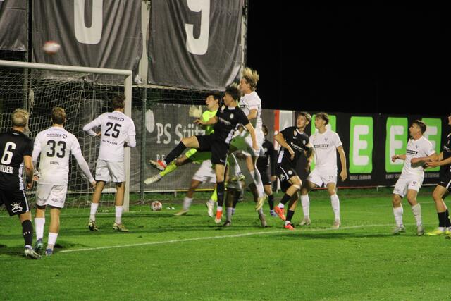 Das hart geführte Steirerderby zwischen dem SK Sturm Graz II und dem ASK Voitsberg endete 1:1. | Foto: MeinBezirk/Hofmüller