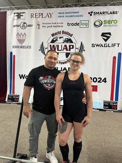 Alexander Vrana mit Natascha Scheidleder. | Foto: Scheidleder