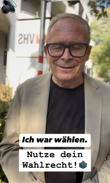 "Ich bitte euch, geht auch alle zur Wahl. Es geht heute um sehr viel, es geht um eine Richtungsentscheidung für Österreich", so Mahrer auf Instagram. | Foto: Screenshot Karl Mahrer/Instagram