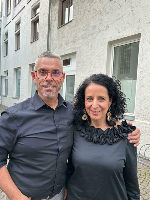 VP-Bezirksobmann Bernhard Schöpf mit NR in spe Margreth Falkner. | Foto: Privat