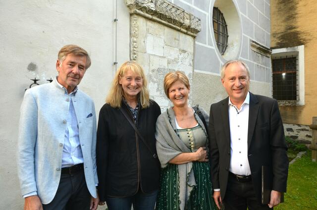 Musikwochen-Sponsoren: Siegfried und Siglinde Meixner, Birgit Anderwald, Gerhard Meixner - alle Raiba Millstatt