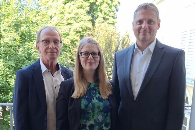 Das Führungsteam bei LBG Kärnten wurde nun um Angelika Buchleitner erweitert, die nun als Prokuristin und Salary-Partnerin tätig ist. | Foto: LBG Kärnten