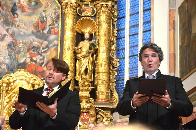 Die Solisten Gernot Heinrich und Günter Haumer