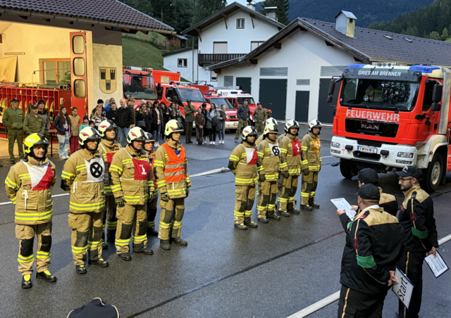 Es war schon die dritte Gruppe der FF Gries, die sich erfolgreich der Prüfung stellte. | Foto: FF Gries