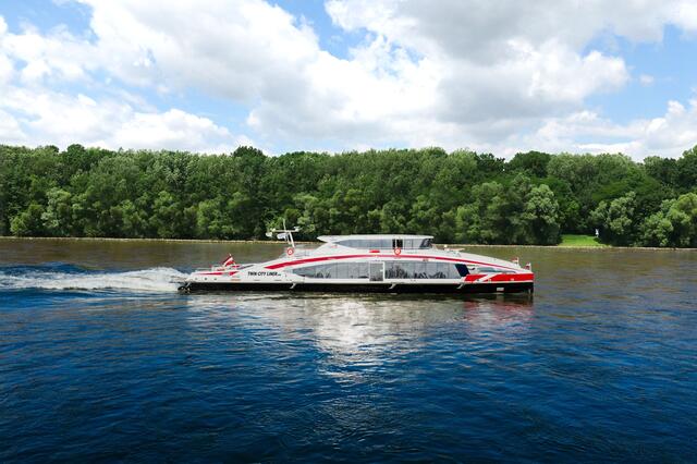 Die kostenlosen Schifffahrten der DDSG Blue Danube und des Twin City Liners anlässlich des Wien Holding Tags der offenen Tür finden am 10. Oktober statt. (Archiv) | Foto: Wien Holding