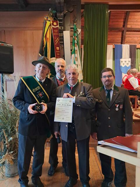 Jubiläumsfeier in Dellach. Franz Resei wurde geehrt. | Foto: Privat