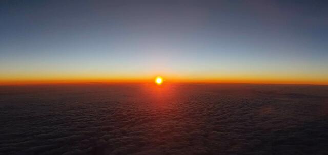 Über den Wolken sieht es oft besser aus, fotografiert auf einem meiner Flüge Ende August/Anfang September | Foto: Philipp Steinriegler
