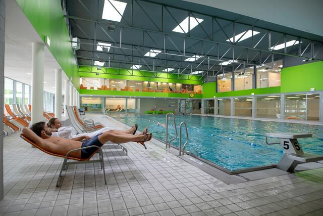 Abschalten fällt im Wellnessbereich der Wellnessoase Hummelhof besonders leicht. | Foto: Linz AG