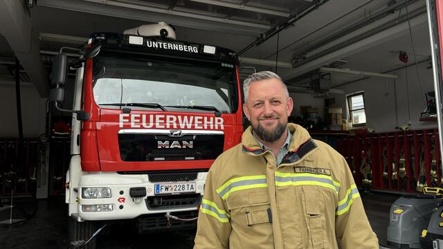 Andreas Fanninger, der Bürgermeister in Unternberg (Lungau). Er ist seit 1997 aktives Mitglied der Freiwilligen Feuerwehr im Ort. | Foto: pjw