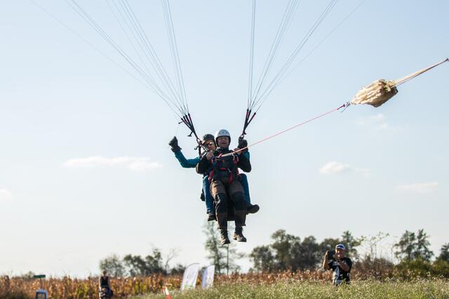 Und per Winde ab in die Lüfte.  | Foto: Winchfly Styria 