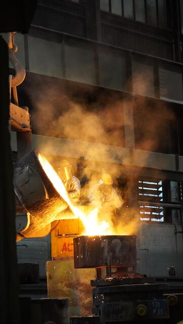 Das Unternehmen stellt Walzen für die Stahlerzeugung her. | Foto: Johannes Brandner