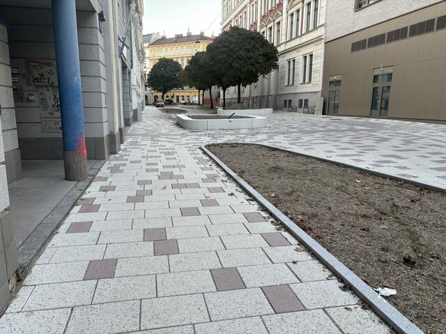 Die Mittelgasse wurde in eine verkehrsberuhigte Fußgängerzone verwandelt.  | Foto: Salme Taha Ali Mohamed