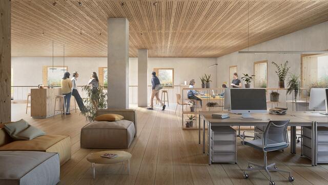 Der Neubau wird zukünftig als gemeinsamer Ort für Kunden und Mitarbeiter dienen und Raum für die Umsetzung moderner Arbeitsmodelle bieten.  | Foto: Filippo Bolognese Images