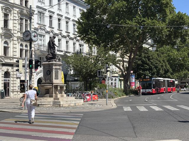 Einer der Wünsche des Wiener Klimateams für Margareten wird umgesetzt: Der Margaretenplatz soll eine Umgestaltung bekommen. | Foto: BV5
