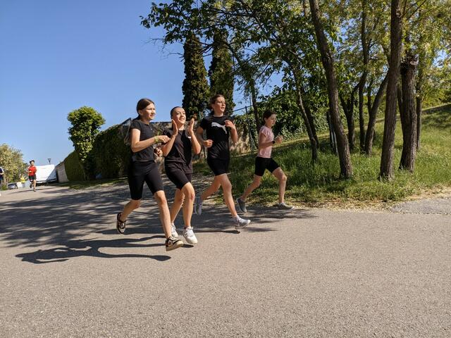 Beim Spendenlauf konnten über 1.500 Euro erlaufen werden.  | Foto: MS Andau